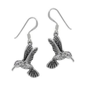 Sterling Silver Hummingbird Earrings